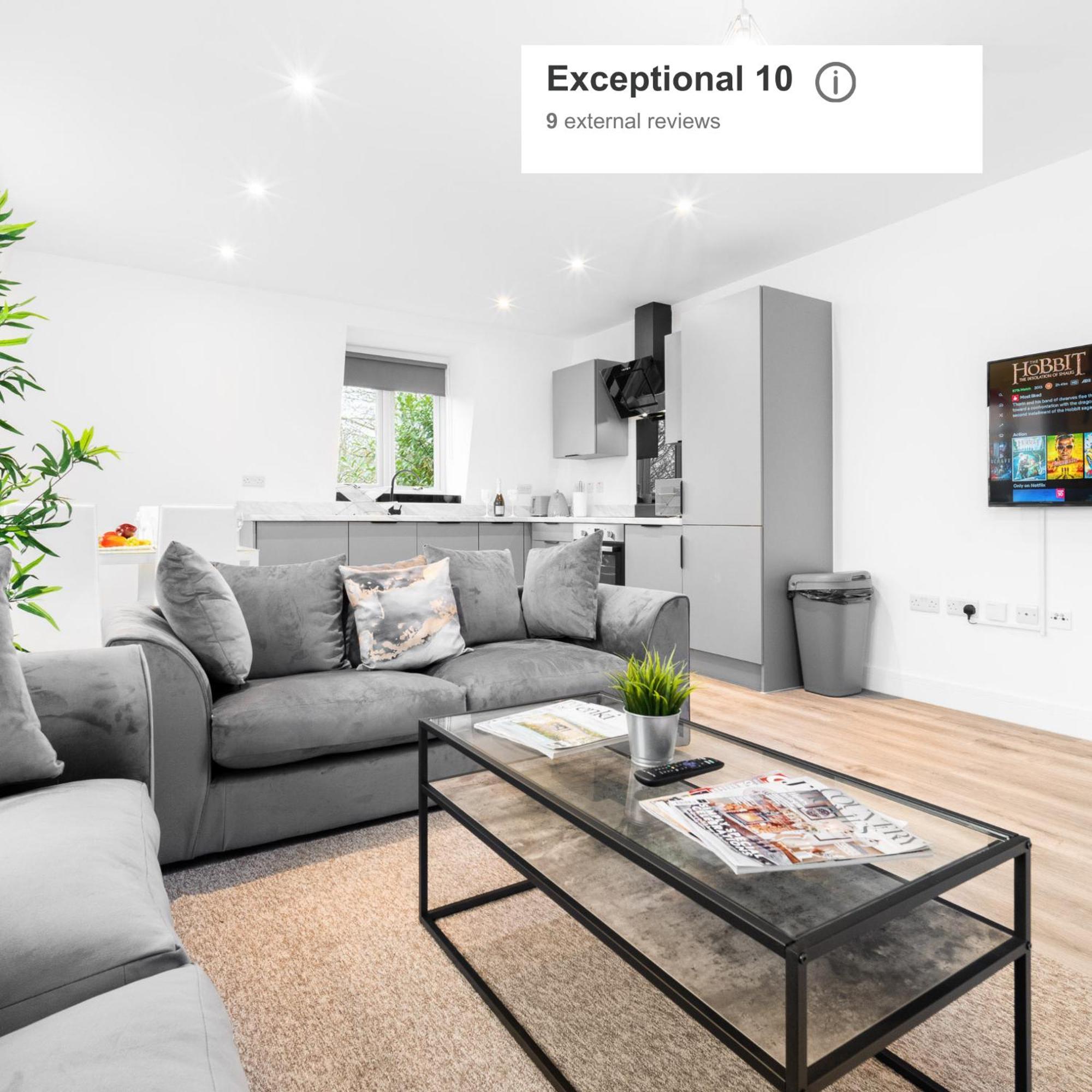 Stylish 2 Bedroom Apartment - Balcony - Secure Parking - Top Rated - 5Mc Birmingam Exterior foto